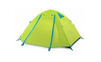 8 969 р. Палатка Naturehike P-Series 2-местная, алюминиевый каркас, салатовый Naturehike nh18z022-p-2dgr  с доставкой в г. Пермь. Увеличить фотографию 1