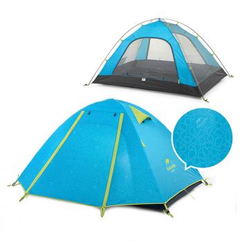 9 839 р. Палатка Naturehike P-Series 2-местная, алюминиевый каркас, голубая Naturehike nh18z022-p-2sbl  с доставкой в г. Пермь. Увеличить фотографию 3