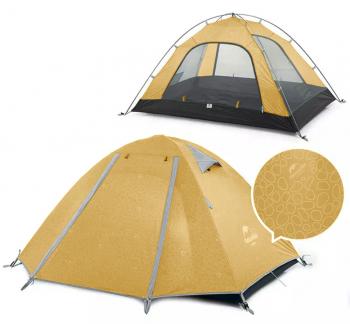8 749 р. Палатка Naturehike P-Series 2-местная, алюминиевый каркас, желтая Naturehike nh18z022-p-2ye  с доставкой в г. Пермь. Увеличить фотографию 3