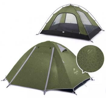 11 989 р. Палатка Naturehike P-Series 4-местная, алюминиевый каркас, зеленая Naturehike nh18z044-p-4dgr  с доставкой в г. Пермь. Увеличить фотографию 4