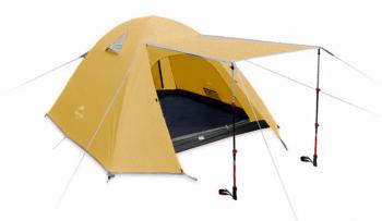 11 989 р. Палатка Naturehike P-Series 4-местная, алюминиевый каркас, желтая Naturehike nh18z044-p-4ye  с доставкой в г. Пермь. Увеличить фотографию 2