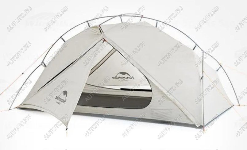 13 669 р. Палатка Naturehike VIK Si, 2-местная, алюминиевый каркас, белая Naturehike nh19zp003-1-2w  с доставкой в г. Пермь