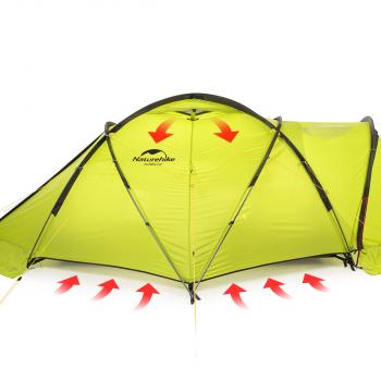 24 779 р. Палатка Naturehike Lgloo Alpine, 2-местная Naturehike nh19zp012-li  с доставкой в г. Пермь. Увеличить фотографию 3