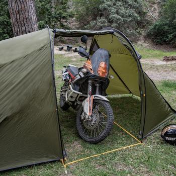 23 709 р. Палатка Naturehike Could Tourer 2-местная+ мотоцикл, алюминиевый каркас, серый Naturehike nh19zp013-g  с доставкой в г. Пермь. Увеличить фотографию 3