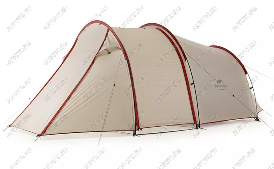 23 709 р. Палатка Naturehike Could Tourer 2-местная+ мотоцикл, алюминиевый каркас, серый Naturehike nh19zp013-g  с доставкой в г. Пермь