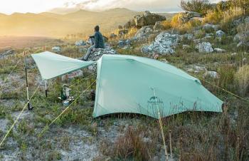 14 609 р. Палатка Naturehike Outdoor 2-местная, алюминиевый каркас, сверхлегкая, голубой Naturehike nh20zp091-2lbl  с доставкой в г. Пермь. Увеличить фотографию 18