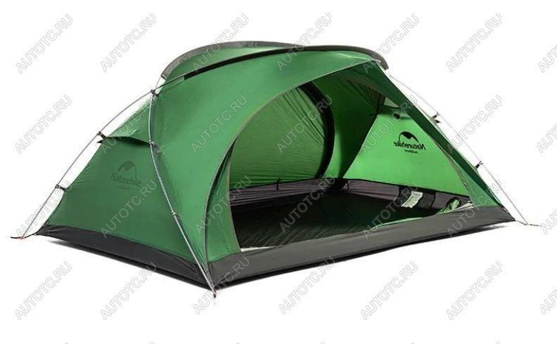 12 869 р. Палатка Naturehike Bear-Ul2 2-местная, алюминиевый каркас, зеленая Naturehike nh20zp108-fgr  с доставкой в г. Пермь