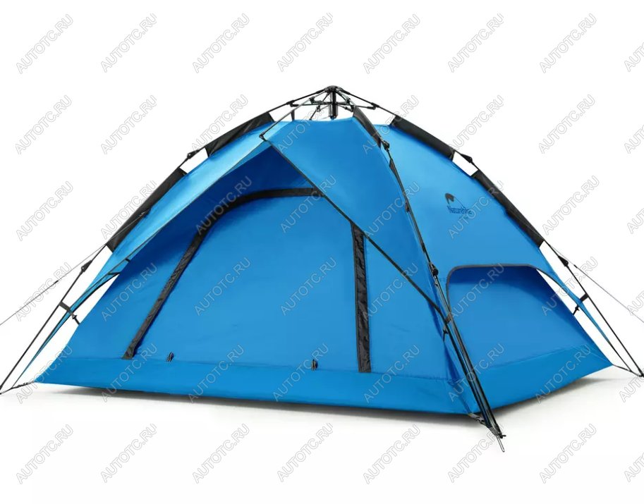 9 179 р. Палатка Naturehike 4-местная, быстросборная, синяя Naturehike nh21zp008-4bl  с доставкой в г. Пермь