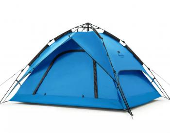 9 179 р. Палатка Naturehike 4-местная, быстросборная, синяя Naturehike nh21zp008-4bl  с доставкой в г. Пермь. Увеличить фотографию 2
