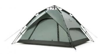 8 249 р. Палатка Naturehike 4-местная, быстросборная, серо-зеленая Naturehike nh21zp008-4ggr  с доставкой в г. Пермь. Увеличить фотографию 2