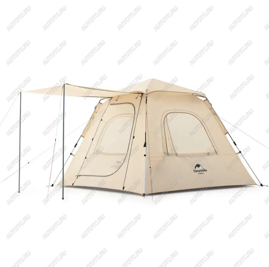 13 949 р. Палатка Naturehike Ango 3-местная, быстросборная, бежевая Naturehike nh21zp010-kh  с доставкой в г. Пермь
