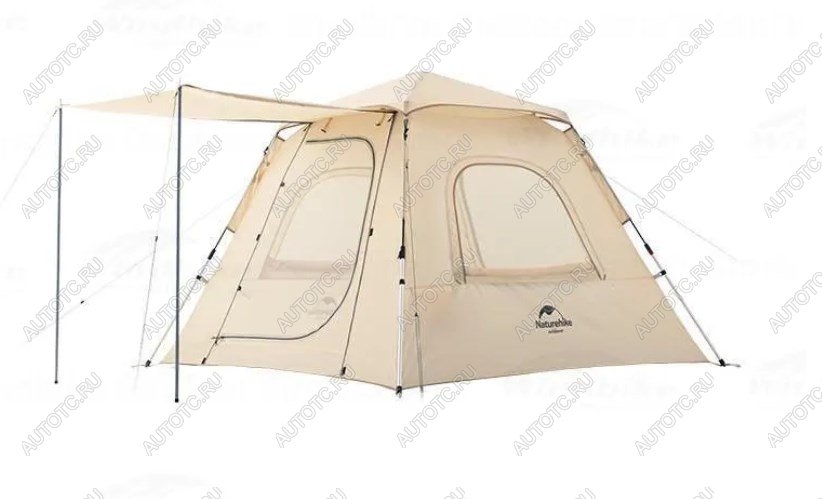 20 789 р. Палатка Naturehike Ango 3-местная, быстросборная, снежная юбка, бежевая Naturehike nh21zp010-khskr  с доставкой в г. Пермь