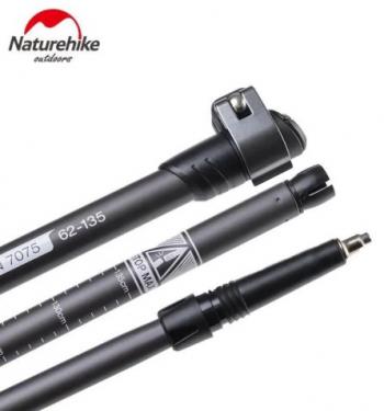 4 749 р. Палки треккинговые, алюминиевые, ST03, серые, для ходьбы (2 шт.) Naturehike nh17d017-d-ug.set  с доставкой в г. Пермь. Увеличить фотографию 4