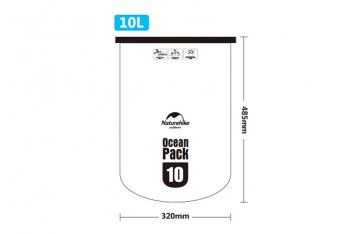 899 р. Гермомешок Naturehike Ocean Pack 10 л. (оранжевый) Naturehike fs15m010-j-10or  с доставкой в г. Пермь. Увеличить фотографию 6