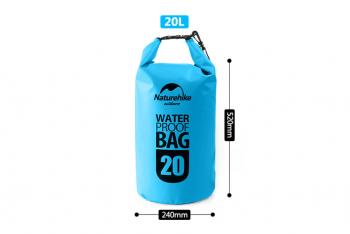 1 119 р. Гермомешок Naturehike Ocean Pack 20 л. (синий) Naturehike fs15m010-j-20bl  с доставкой в г. Пермь. Увеличить фотографию 4