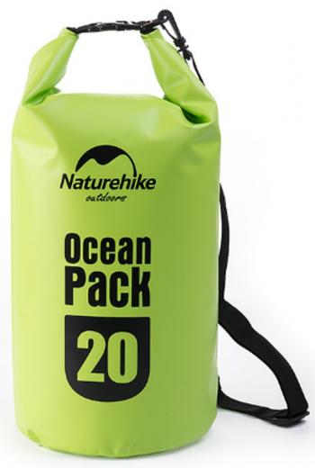 1 059 р. Гермомешок Naturehike Ocean Pack 20 л. (зелёный) Naturehike fs15m010-j-20gr  с доставкой в г. Пермь. Увеличить фотографию 1