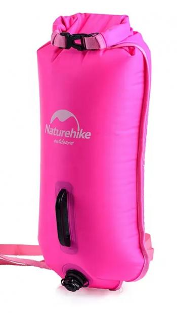 1 999 р. Гермомешок Naturehike туристический 18 л. ярко-розовый Naturehike nh17s001-g-rr  с доставкой в г. Пермь. Увеличить фотографию 2