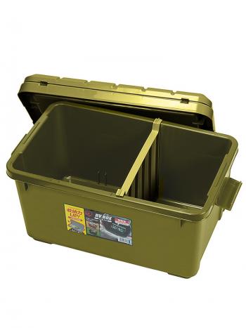 5 139 р. Ящик экспедиционный IRIS RV BOX RV600C c двойной разделенной крышкой, 40 л 61,5x37,5x34 см хаки IRIS OHYAMA rv600ckh  с доставкой в г. Пермь. Увеличить фотографию 3