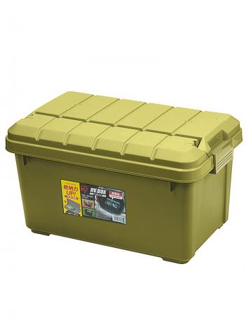 5 139 р. Ящик экспедиционный IRIS RV BOX RV600C c двойной разделенной крышкой, 40 л 61,5x37,5x34 см хаки IRIS OHYAMA rv600ckh  с доставкой в г. Пермь. Увеличить фотографию 1