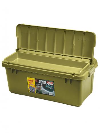 6 479 р. Ящик экспедиционный IRIS RV BOX 800 c двойной разделенной крышкой 79x37x33 см хаки IRIS OHYAMA rv800ckh  с доставкой в г. Пермь. Увеличить фотографию 2