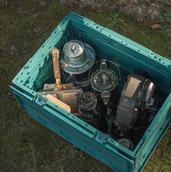 2 969 р. Ящик туристический Naturehike 25 л, трансформер, зеленый Naturehike nh20sj036-dgr25l  с доставкой в г. Пермь. Увеличить фотографию 2