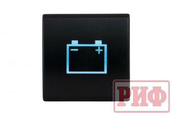 909 р. Кнопка ВКЛВЫКЛ, голубой, BATTERY TOYOTA 22x22 РИФ rif22-1-7111304  с доставкой в г. Пермь. Увеличить фотографию 3