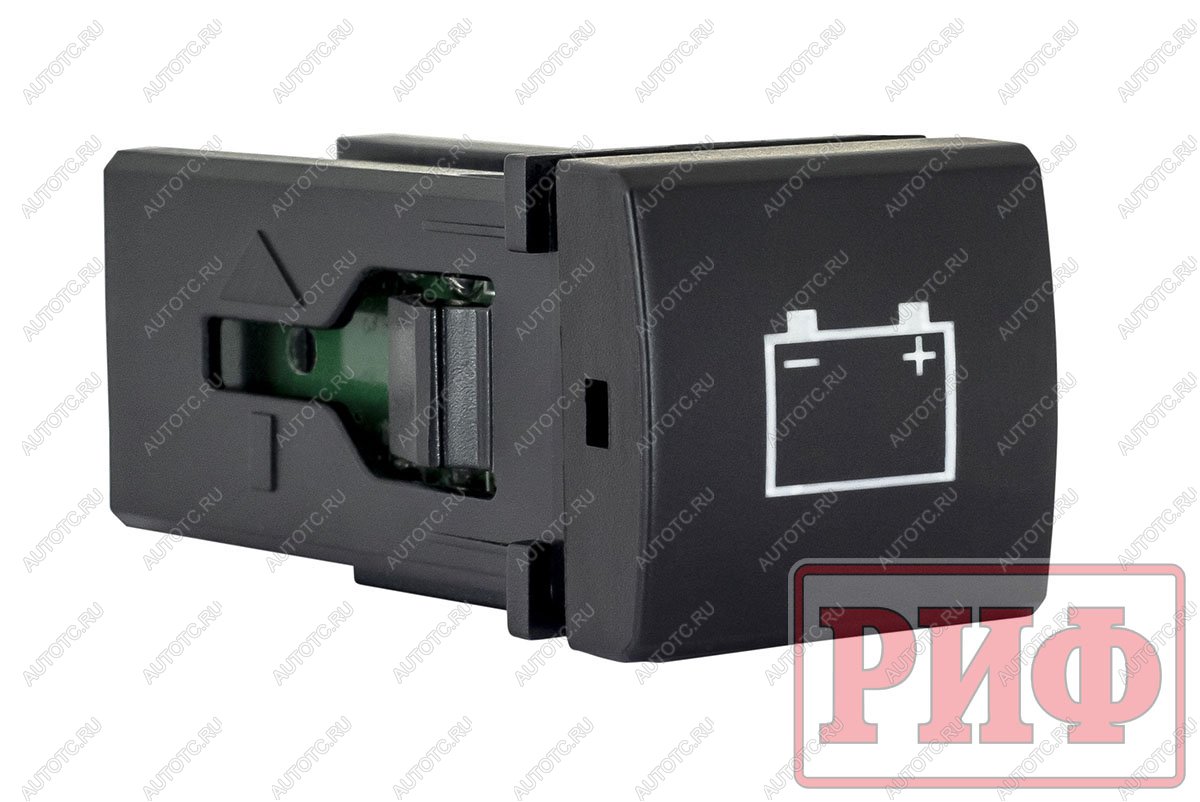 909 р. Кнопка ВКЛВЫКЛ, голубой, BATTERY TOYOTA 22x22 РИФ rif22-1-7111304  с доставкой в г. Пермь