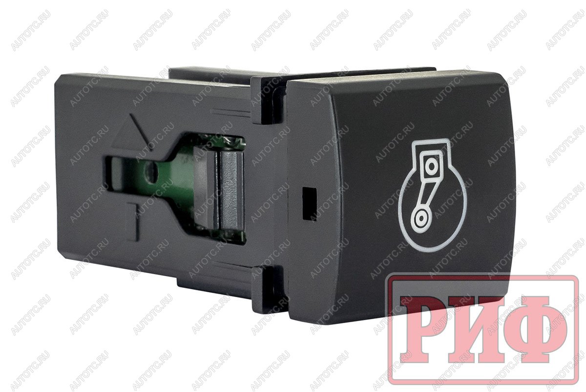 989 р. Кнопка ВКЛВЫКЛ, голубой, COMPRESSOR TOYOTA 22x22 РИФ rif22-1-7111404  с доставкой в г. Пермь