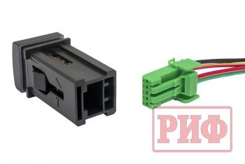 989 р. Кнопка ВКЛВЫКЛ, голубой, COMPRESSOR TOYOTA 22x22 РИФ rif22-1-7111404  с доставкой в г. Пермь. Увеличить фотографию 6