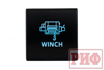 1 089 р. Кнопка ВКЛВЫКЛ, голубой, WINCH POWER TOYOTA 22x22 РИФ rif22-1-7111704  с доставкой в г. Пермь. Увеличить фотографию 3