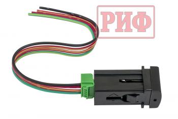 909 р. Кнопка ВКЛВЫКЛ, голубой, TOYOTA 22x22 (под гравировку) РИФ rif22-1-7112104  с доставкой в г. Пермь. Увеличить фотографию 4