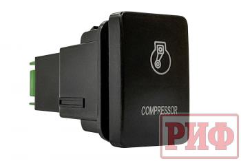 789 р. Кнопка ВКЛВЫКЛ, белый, COMPRESSOR TOYOTA 32x22 РИФ rif22-1-1104404  с доставкой в г. Пермь. Увеличить фотографию 1