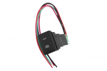Кнопка ВКЛВЫКЛ, белый, универсальная TOYOTA 32x22 РИФ rif22-1-1108904