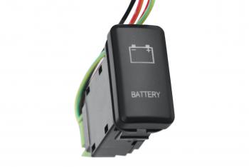 989 р. Кнопка ВКЛВЫКЛ, белый, BATTERY TOYOTA 40x20 РИФ rif22-1-1104804  с доставкой в г. Пермь. Увеличить фотографию 1