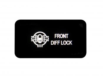 789 р. Кнопка ВКЛВЫКЛ, белый, FRONT DIFF LOCK TOYOTA 40x20 горизонтальная РИФ rif22-1-1109514  с доставкой в г. Пермь. Увеличить фотографию 2