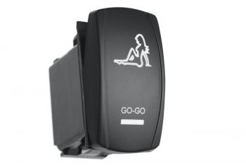 529 р. Переключатель ВКЛВЫКЛ, красный, GO-GO РИФ rif22-1-2102700  с доставкой в г. Пермь. Увеличить фотографию 1