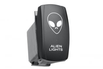 529 р. Переключатель ВКЛВЫКЛ, синий, ALIEN LIGHTS РИФ rif22-1-4102900  с доставкой в г. Пермь. Увеличить фотографию 1