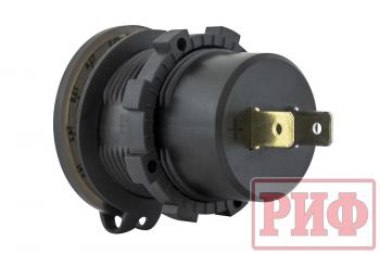 1 699 р. Розетка USB 2 QC 3.0 с вольтметром РИФ rif22-4-01460  с доставкой в г. Пермь. Увеличить фотографию 3