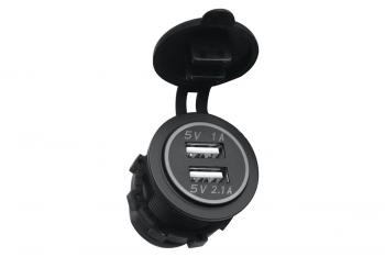 849 р. Розетка USB 3,1А РИФ rif22-4-1008000  с доставкой в г. Пермь. Увеличить фотографию 1
