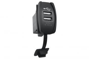 789 р. Розетка USB 3,1A дизайн Переключатель, с крышкой РИФ rif22-4-1008300  с доставкой в г. Пермь. Увеличить фотографию 2