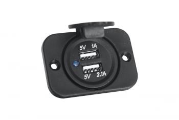 969 р. Розетка USB 3,1А c монтажной панелью РИФ rif22-4-1008800  с доставкой в г. Пермь. Увеличить фотографию 2