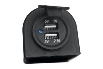 909 р. Розетка USB 3,1А в корпусе РИФ rif22-4-1008900  с доставкой в г. Пермь. Увеличить фотографию 2