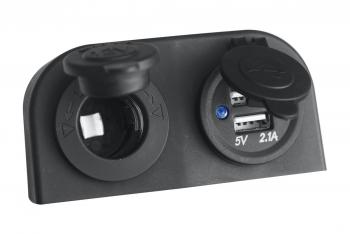2 089 р. Розетка комбинированная с USB 3,1А в корпусе РИФ rif22-4-1009200  с доставкой в г. Пермь. Увеличить фотографию 2