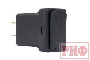 1 849 р. Розетка USB 2 QC 3.0 для Toyota 30x22х38 РИФ rif22-4-1013800  с доставкой в г. Пермь. Увеличить фотографию 2
