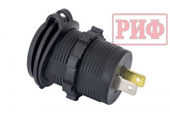 1 589 р. Розетка USB 2 QC 3.0 34x37х54 РИФ rif22-4-1014000  с доставкой в г. Пермь. Увеличить фотографию 4
