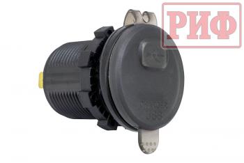 269 р. Розетка USB QC 3.0 с вольтметром, 34x37х54 РИФ rif22-4-1014200  с доставкой в г. Пермь. Увеличить фотографию 2