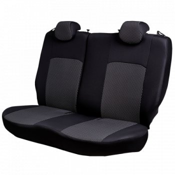 5 999 р.  Комплект чехлов для сидений (РЗСиС 40/60, 2П жаккард) ДУБЛИН Lord Autofashion Chery Amulet (Corda) A15 лифтбэк (2003-2010) (черный, вставка  Прямоугольник Чёрный, строчка черная)  с доставкой в г. Пермь. Увеличить фотографию 7