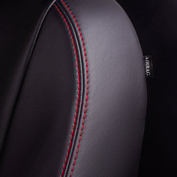 7 199 р. Комплект чехлов для сидений (РЗС 60/40, подлок., 3Г, Илана+Орегон) Lord Autofashion ТУРИН РОМБ  Chery Tiggo 7 PRO (2019-2025) (черный, вставка черная, строчка красная)  с доставкой в г. Пермь. Увеличить фотографию 7