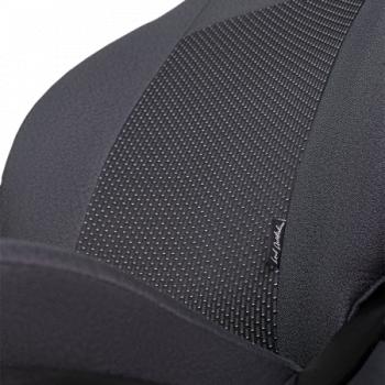 5 549 р. Комплект чехлов для сидений (Низкие спинки Жаккард) Дублин Lord Autofashion Лада Ока 1111 (1988-2008) (серый, вставка Сеул серая)  с доставкой в г. Пермь. Увеличить фотографию 5