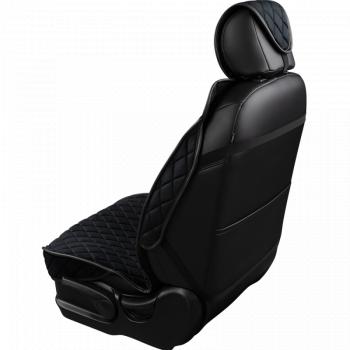 4 699 р. Накидка на сиденье (5 мест Хами) ФЕНИКС ст РОМБ Lord Autofashion   (черный, строчка черная)  с доставкой в г. Пермь. Увеличить фотографию 3